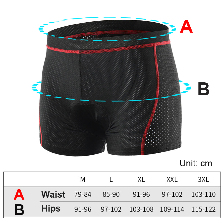 NEWBOLER Breathable Cycling Sh - Padded Cycling Shorts 5D Gel 评论和价格