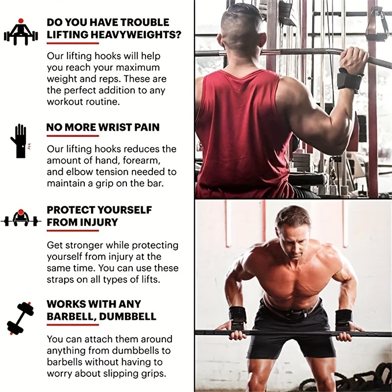 2pcs Fitness Squatting, Weight - Wrist Wraps Weightlifting Support 评论和价格