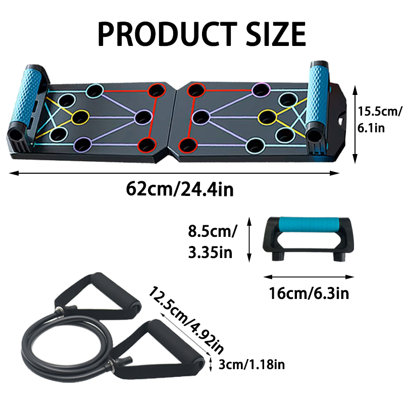 Portable Multifunctional Push- - Push Up Board Foldable Multi Function 评论和价格